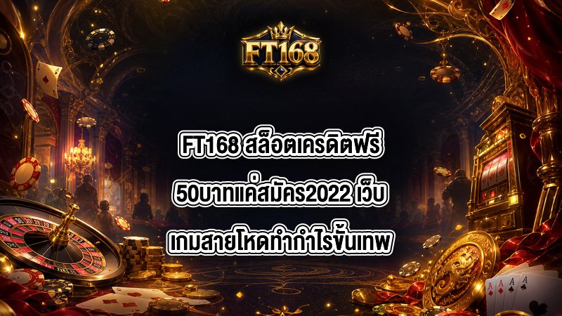 FT168 สล็อตเครดิตฟรี50บาทแค่สมัคร2022