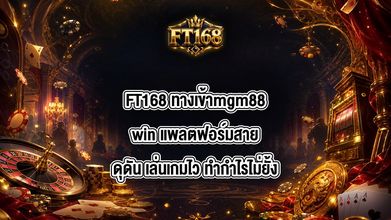 FT168 ทางเข้าmgm88win